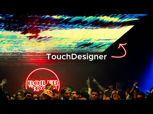 I created visuals for a BOILER ROOM stage!