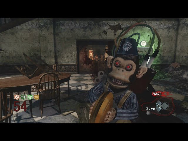 Call Of Duty Black Ops Zombies Kino der Toten rounds 1-54 solo gameplay