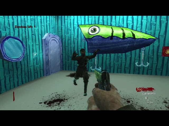 Call of Duty: World at War Custom Zombies on Xbox 360 - Spongebob and Tranzit