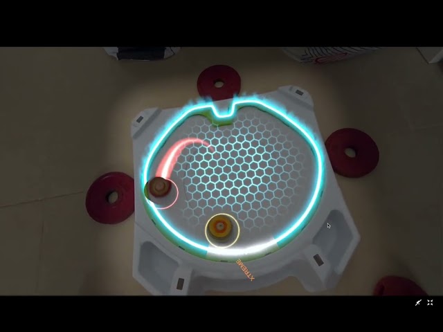Beyblade X [AR] Augmented Reality Stadium - Extreme dash effects [BeyAR]