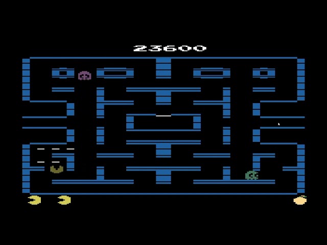 Baron Van Bubbla- The Hacker- Pacman Atari 2600 (2007 Remake Gameplay) Remake