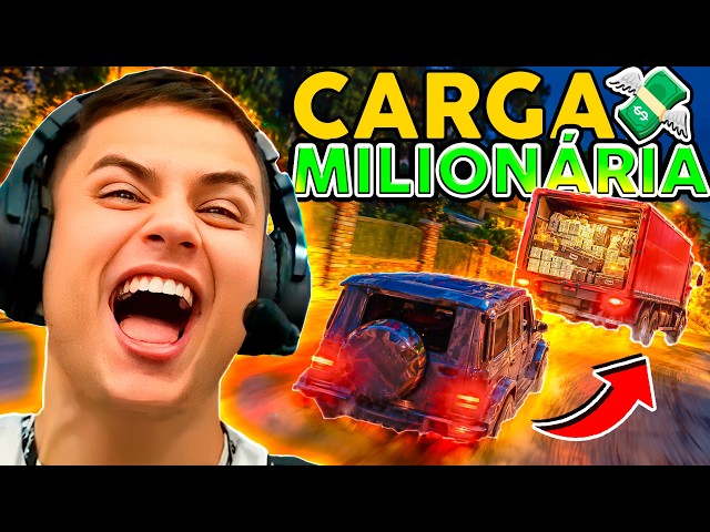 ROUBEl CAMINHÃO CHEIO de COISAS 😏 GTA RP (Paulinho o LOKO)