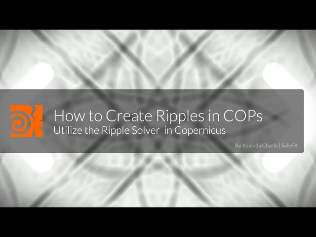 Houdini 22 | How to Create Ripples in COPs