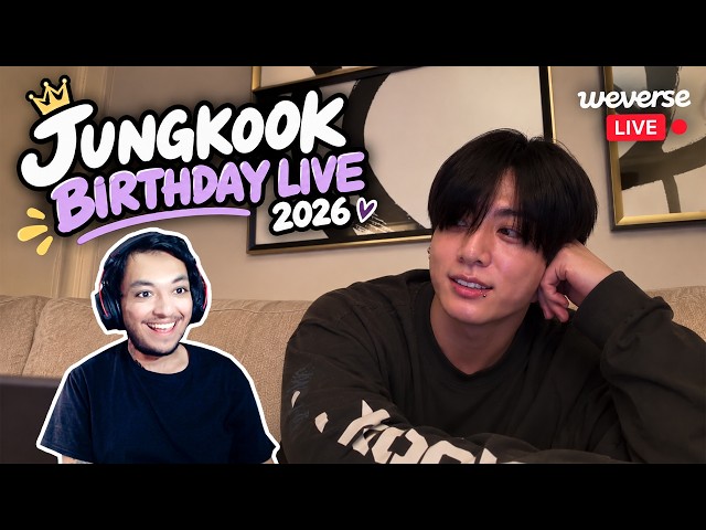 Jungkook’s 2026 Birthday Live 😭 | Weverse Live Reaction