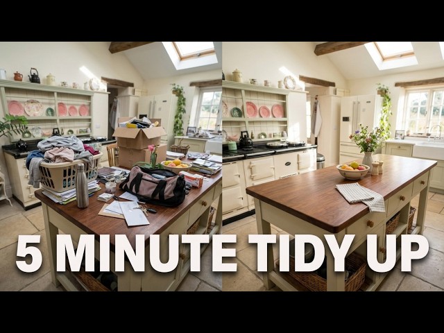 Morning Pick Up & Put Away: Realistic Progress Over Perfection | Clean With Kate