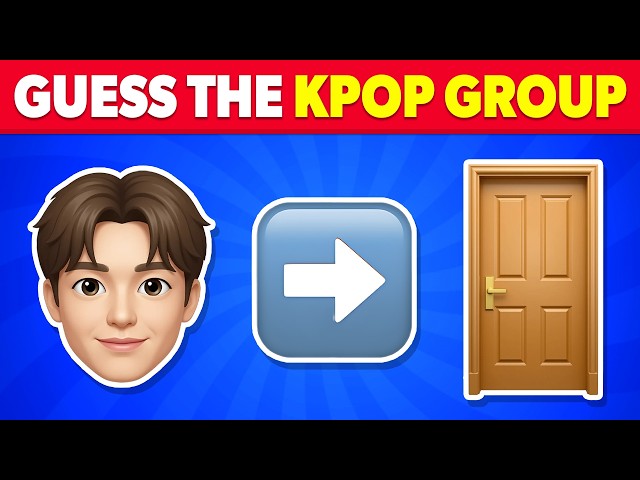 Guess The KPop Group By Emoji 🎤🔥 | BoyNextDoor, BTS, Newjeans, Got7 | Kpop Quiz 2026