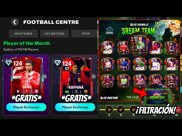 FREE PLAYER OF THE MONTH RETURNS, NEW HALLOWEEN EVENT + SURPRISE LEAKS! FC MOBILE