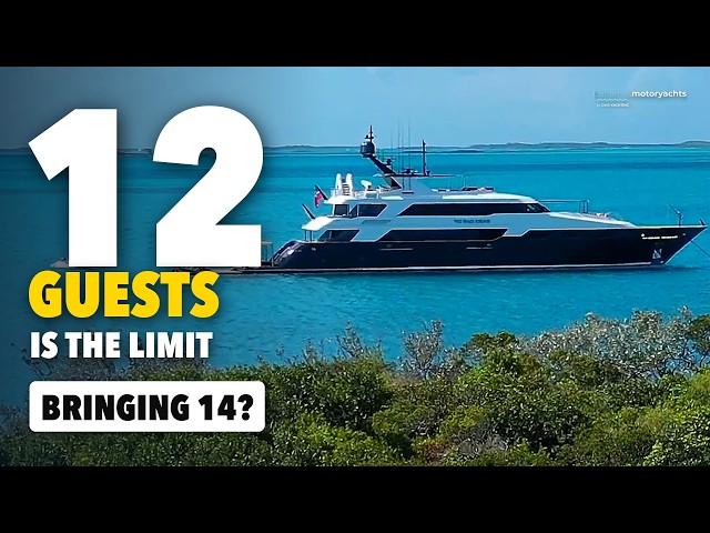 In the Bahamas, the Yacht Fleet Stops at 12 Guests | ⚓️ Bahamas Motor Yachts