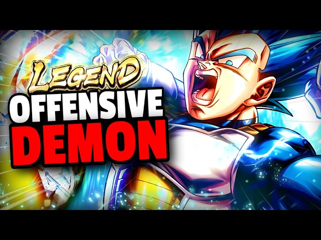 LUDICROUS BLAST DAMAGE!!! LEGEND SSB VEGETA IS A DEMON! (Dragon Ball LEGENDS)