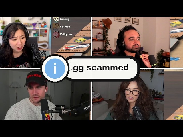 They scammed each other in knockoff Monopoly