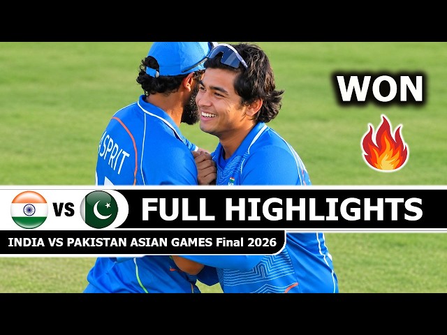 IND VS PAK Asian Games Final Match Full Highlights 2026 | India vs Pakistan Gold Medal Match