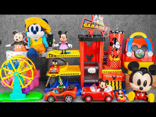 Satisfying with Unboxing Disney Mickey Mouse Garage Playset | Review Toys ASMR
