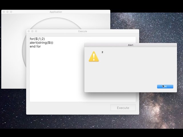 Simple Code Execution Dialog