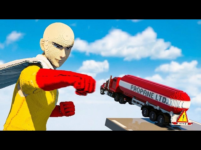 Cars vs One Punch Man | Teardown