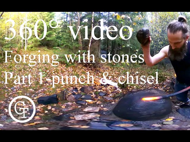 Forging with stone tools part 1 - punch & chisel