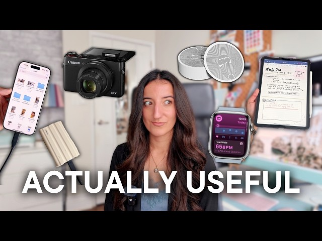 tech I use everyday that *actually* makes my life easier