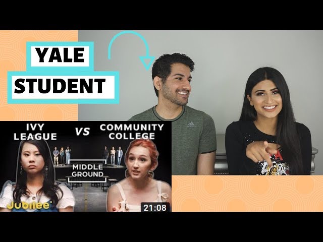 Yale Student Reacts to Ivy League Vs Community College | Medbros