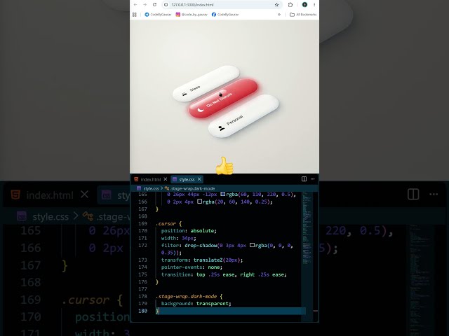 Amazing Liquid Button Hover Effect | HTML CSS #shorts #css #css3