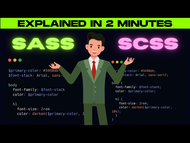 SASS vs. SCSS in 2 Minutes