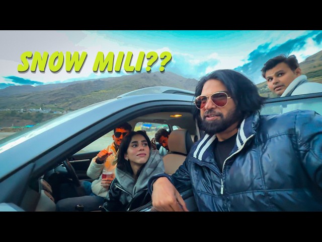 We Went Looking for the First Snowfall… Did We Find It? ❄️ | Manali Vlog