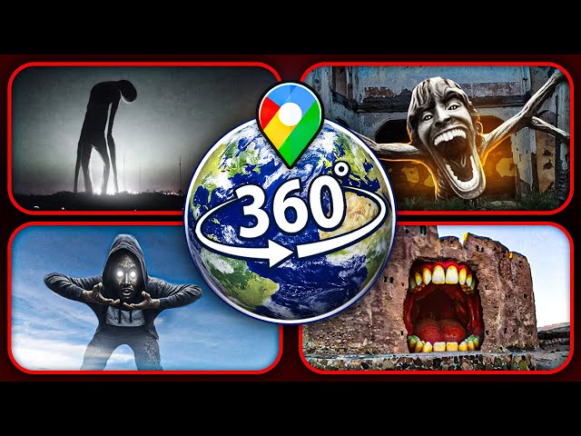 61 & 67 Spotted on Google Earth — TOP 4 Real Locations — VR 360°