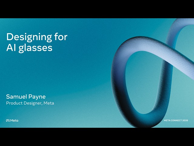 Designing for AI glasses