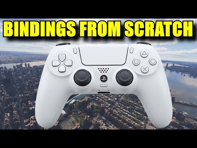 FS2024: Setting Up The PS5 Dualsense Controller From Scratch | With Some Advanced Settings!