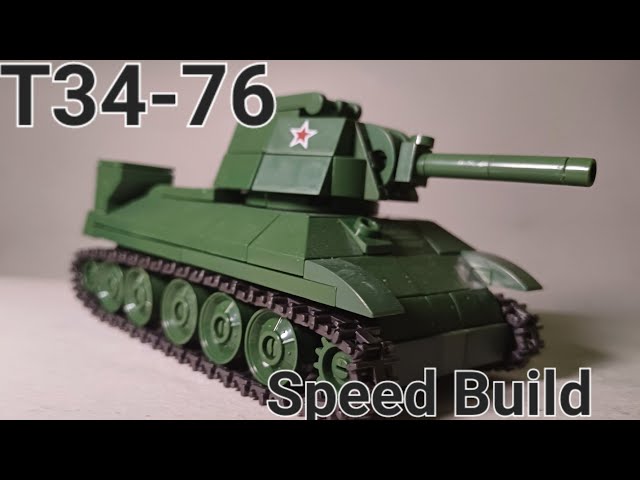 T34-76 Tank from Aliexpress [speed build]