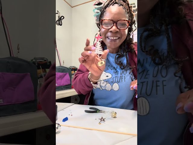 DIY: Holiday Earrings | on a Budget using Dollar Tree ornaments 