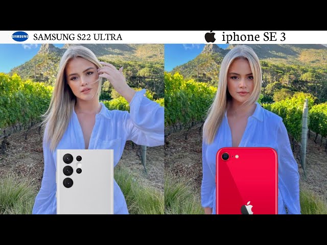 Iphone SE 3 (2022) VS SAMSUNG S22 ULTRA CAMERA COMPARISON 🔴|| iphone SE 3 || SAMSUNG S22 ULTRA