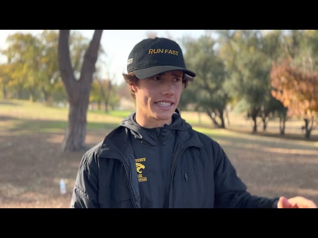 Newbury Park's Lex Young, the 2022 CIF-State Division 2 Cross Country Champion!