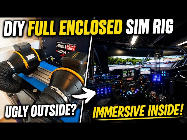DIY Sim Rig Sim Racing- full enclosed - Ugly outside? Immersive inside!