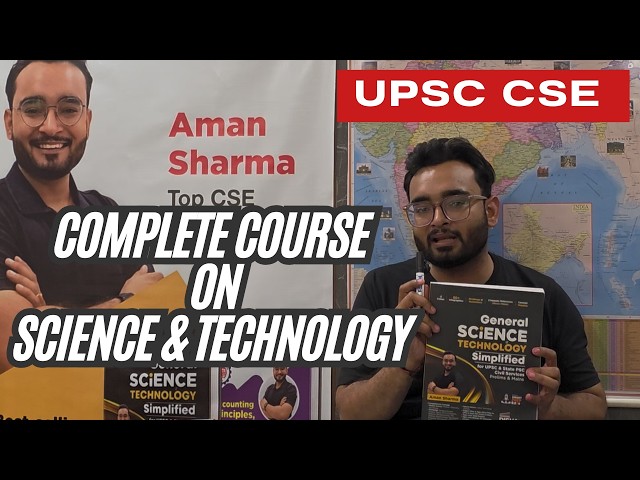 Science & Technology For UPSC CSE 2026 | Book Revision With Aman Sharma