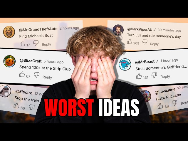 I Tried Viewers HORRIBLE GTA Online Challenges...