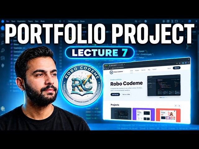 Portfolio Project – Lecture 7 | Build a Professional Website with HTML & CSS | My personal website