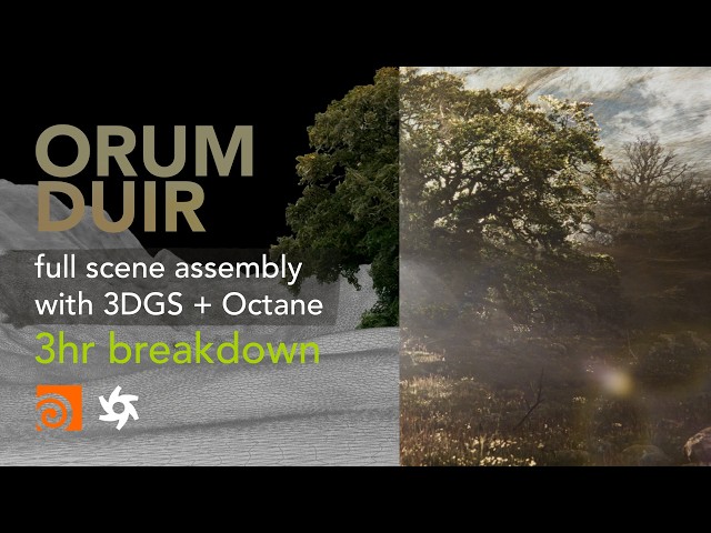 Orum Duir | Full Assembly Process in Houdini + Splats in Octane Standalone | 3hr Breakdown