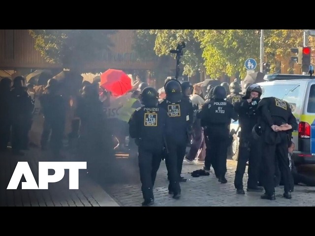 ‘Merz Must Go’: Police Clash With Protesters In Munich | APT