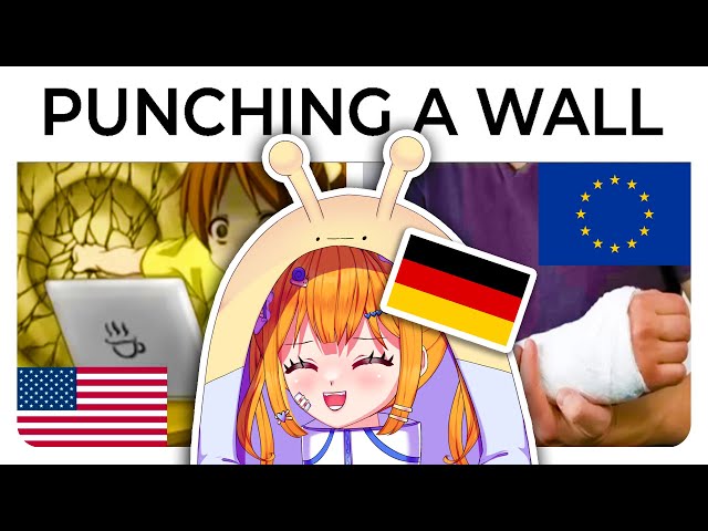 German Vtuber reacts to USA vs EUROPE MEMES!