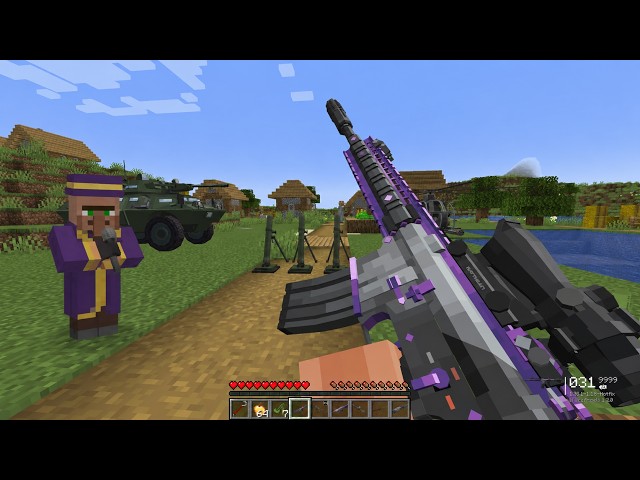 Singer Villager Hired Me to Destroy a Pillager Army Base With Nuclear Weapons!