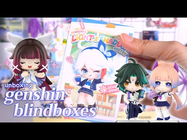 UNBOXING GENSHIN IMPACT x POPMART BLIND BOXES 💫