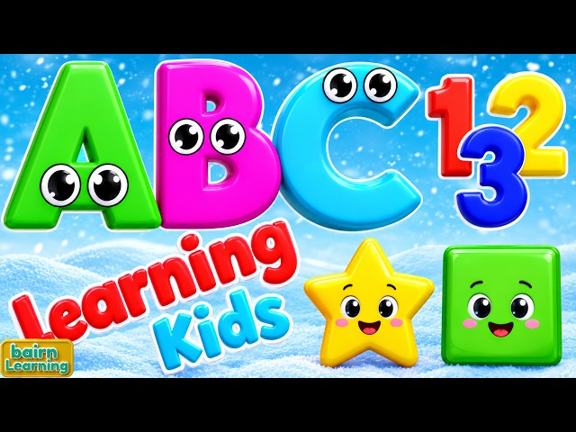 Toddler Learning Videos For 5 Year Olds | ABCs, 123s Shapes, and Nursery Rhymes