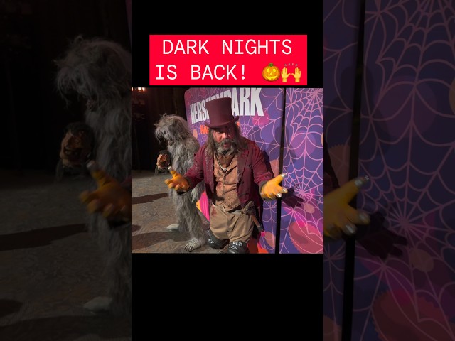 Dark Nights is BACK for 2026! #hersheypark #DarkNights
