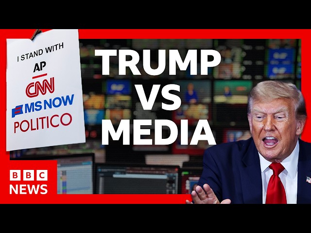 Why Fox News has sided with CNN in US media row with Trump | BBC News