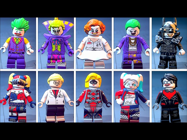 LEGO BATMAN: Mayhem Mode DLC - All NEW Skins & Suits [4K60FPS]
