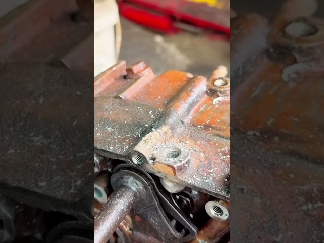 mechanical technique of tapping screw hole threads #tutorial #reels #automobile