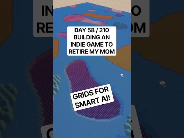 Grids in Unity - Level Gen, Pathfinding, & Building - Day 58 / 210 - Retiring Mom #indiegame #rts
