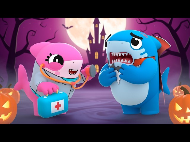 Halloween Boo Boo Song | Nursery Rhymes & Kids Songs | Shark Academy