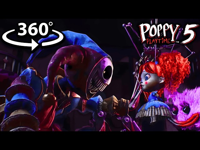 360° Poppy Playtime Chapter 5: BEST MOMENTS + FINAL BOSS in VR