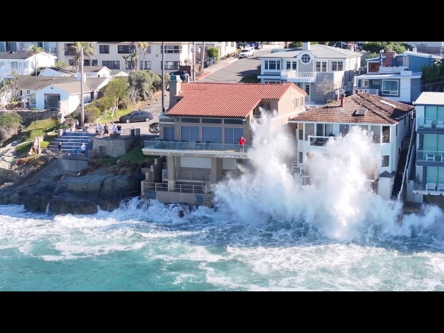 Record High Sea Levels on The California Coast
