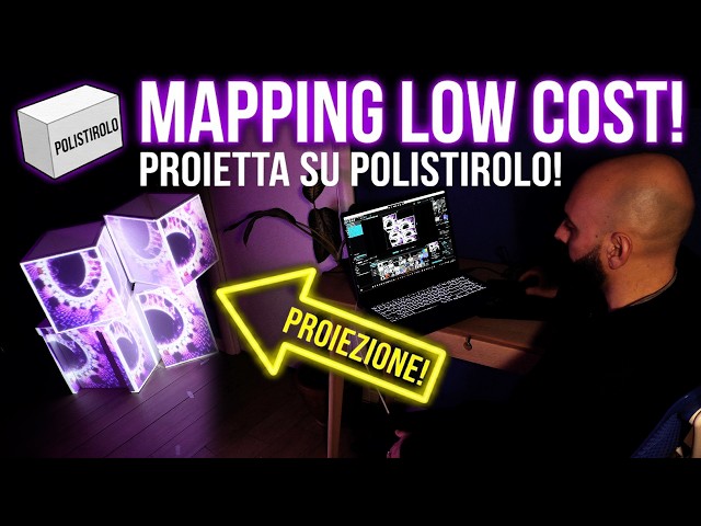 Ho trasformato del semplice polistirolo in un'installazione 3D col Video Mapping